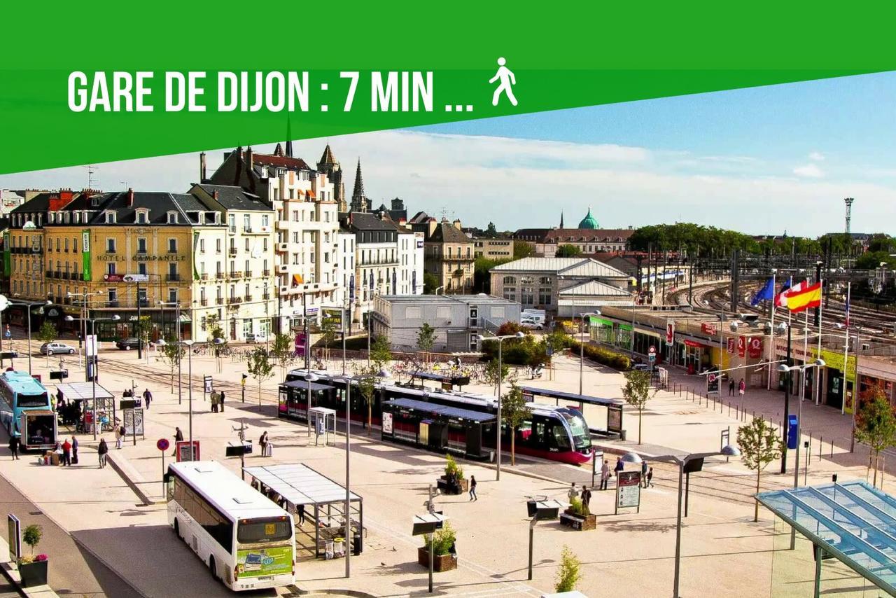 Studio Le Pergaud Topdestination-Dijon - Centre Ville - Classe 2 Etoiles Екстер'єр фото